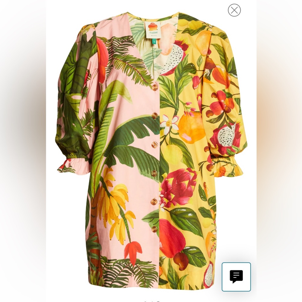 XL Farm Rio 2 print dress. Excellent used condition